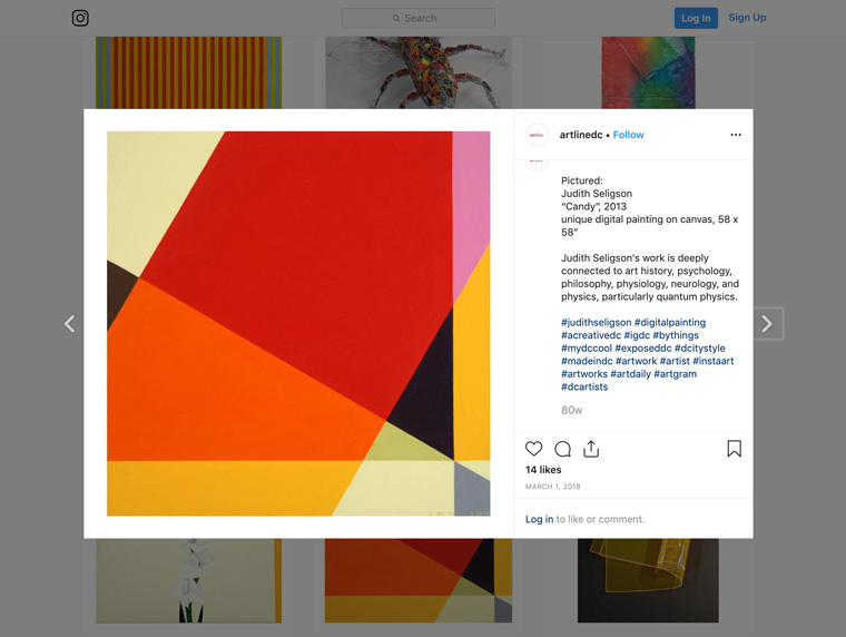 Featured Artist Instagram Post