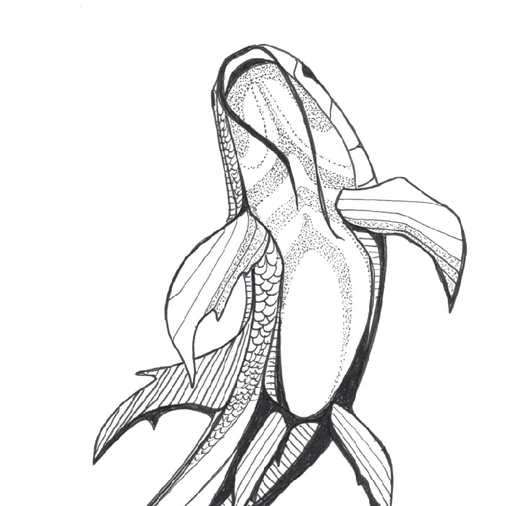 Polar Signal Design, Illustration, Pen & Ink, Mural Study